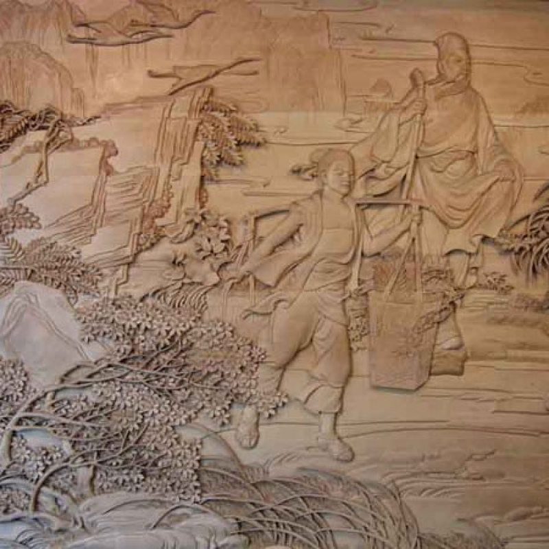 砂巖浮雕